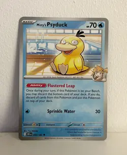 Pokemon TCG Destined Rivals Misty’s Psyduck 045/182 Card - Image 1