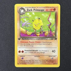 Dark Primeape 43/82 1st Edition Team Rocket Pokemon Card - Image 2