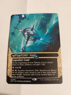 Inventors’ Fair - Borderless - Edge of Eternities - Stellar Sights - MTG - Image 1