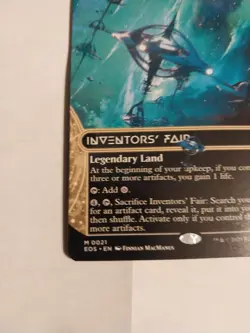 Inventors’ Fair - Borderless - Edge of Eternities - Stellar Sights - MTG - Image 3
