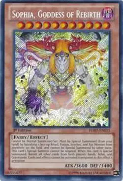 Sophia, Goddess of Rebirth 1st Edition Secret Rare HA07-EN055 LP - Image 1