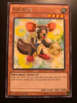 Yu-Gi-Oh! TCG Battle Pack 3 BP03-EN103 Aye-Iron 1st Edition - Image 1
