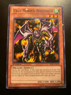 Yu-Gi-Oh! TCG Battle Pack 1 BP01-EN179 Starfoil Twin-Headed Behemoth 1st Edition - Image 1