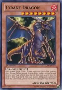 Tyrant Dragon LCJW-EN149 Legendary Collection 4 Joeys World Yu-Gi-Oh 1st Ed NM/M - Image 1