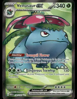 Pokemon Cards Venusaur ex 182/165 151 Ultra Rare NM - Image 1