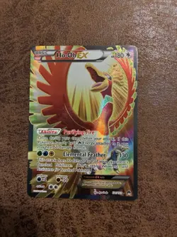 Pokemon TCG Ho-Oh EX Full Art Holo Card 121/122 Ultra - Image 1