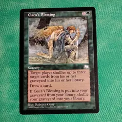 MTG Gaea's Blessing Weatherlight Uncommon - Image 1