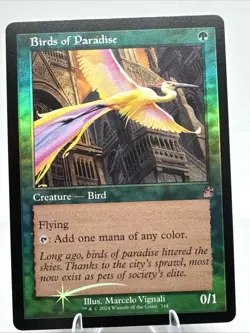 Birds of Paradise (Retro Frame) Ravnica Remastered Foil - Image 1
