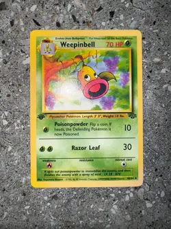 Pokemon TCG Cards 1st Edition Weepinbell 48/64 Jungle NM - Image 3