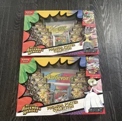 Pokemon Ascended Heroes Lucario & Gardevoir Premium Poster Collection -Brand New - Image 1