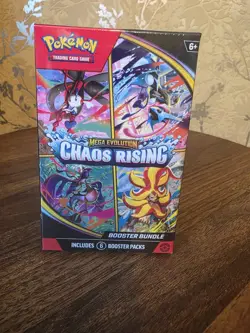 Pokemon TCG: Mega Evolution-Chaos Rising Booster Bundle (6 Packs) - Image 1