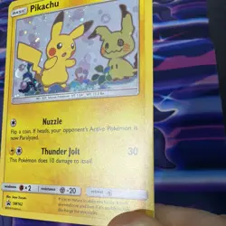 Pokemon TCG Pikachu SM162 Black Star Promo Holo 2019 Team Up promo - Image 4