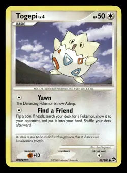 Togepi 88/106 Common Great Encounters Pokemon LP - Image 1