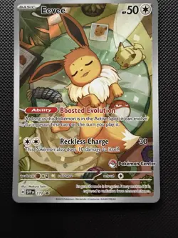 NM/Mint Eevee - 173 (Pokemon Center Exclusive) Sv: Scarlet & Violet Promo Holo - Image 1