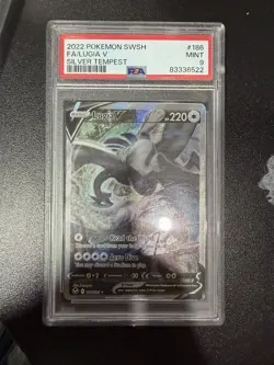 Pokemon TCG Lugia V Silver Tempest 186/195 Holo Ultra Rare - MINT (PSA 9) - Image 1