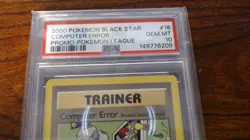 PSA 10 Computer Error #16 2000 Black Star Promo - Pokemon League Trainer - Image 2
