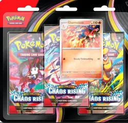 LOT OF 3- Pokemon Chaos Rising ME04 3-Pack Blister- Sealed! In Hand Fast Ship! - Image 1