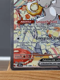 Pokemon TCG Cinccino Ex Chaos Rising SIR 119/086 (NM) ENGLISH - Image 5