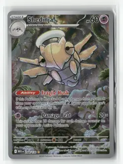 Pokemon | Shedinja | #144/132 | ME01: Mega Evolution | Holo | NM - Image 1