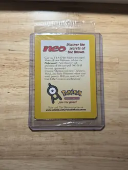 Sealed 2001 Entei #34 Reverse Holo Pokemon TCG Black Star Movie Promo - Image 1