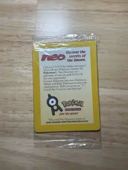 Sealed 2001 Entei #34 Reverse Holo Pokemon TCG Black Star Movie Promo - Image 4