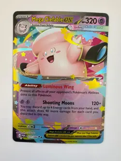 MEGA CLEFABLE EX 031/088 PERFECT ORDER DOUBLE RARE POKEMON NM/M AKY CG WORKS - Image 1