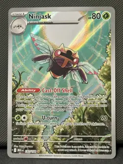 Ninjask 137/132 Illustration Rare ME01 Mega Evolution Full Art Pokemon TCG NM - Image 1