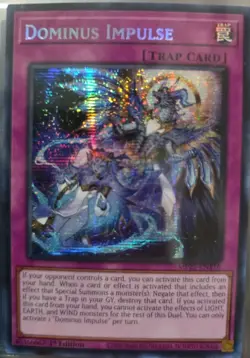 Yugioh Dominus Impulse MP25-EN116 Prismatic Secret Rare 1st Edition NM - Image 1