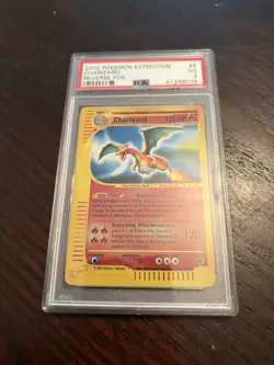 2002 Pokemon Charizard Expedition Reverse Foil 6/165 PSA 3 - Image 1