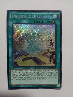 Yugioh Dragonic Diagram Secret Rare MACR-EN053 Lightly Played - Image 1