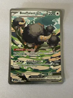 Bouffalant ex 170/086 Special Illustration Rare White Flare Pokemon TCG - Image 1