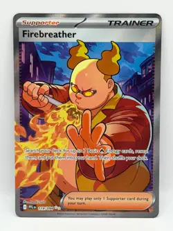 Firebreather 119/094 Phantasmal Flames NM Ultra Rare Holo Pokemon TCG - Image 1