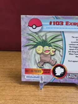 EXEGGUTOR - 2000 Topps Chrome Pokemon TV Animation Edition Series #103 MP - Image 5