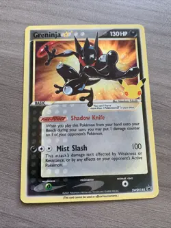 Pokemon TCG - Greninja Gold Star - SWSH144 - Celebrations 25th Anniversary Promo - Image 2