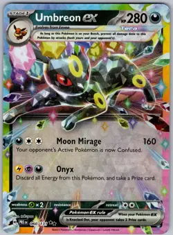 Umbreon ex 060/131 Holo Double Rare Prismatic Evolutions Pokemon Holo Near Mint - Image 1