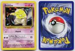 DROWZEE 49/102 COMMON BASE SET UNLIMITED POKEMON LP - Image 3