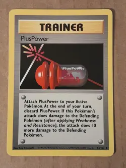 Pokemon Plus Power 84/102 Base Set Unlimited LP See Pictures - Image 1