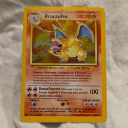 Wizards of the Coast Charizard Dracaufeu 4/102 Base Set Rare Holo FR 1999 - Image 1