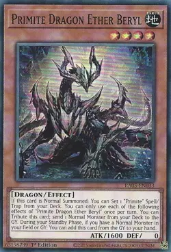 Primite Dragon Ether Beryl (Super Rare) RA05 Yugioh Rarity Collection 5 - Image 1