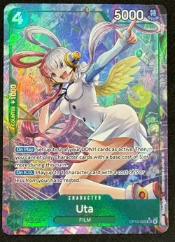 Uta (Alternate Art) OP13-023 Carrying On His Will NM One Piece Card TCG - Image 1