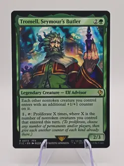 Tromell, Seymour's Butler NM Commander: Final Fantasy 0073 MTG Regular - Image 1