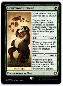 Gourmand's Talent NM BLC Commander: Bloomburrow MTG - Image 1