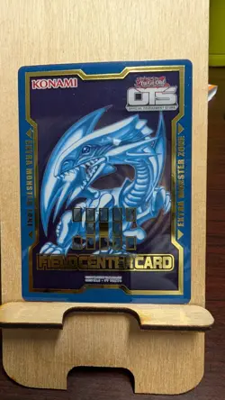 Yugioh Blue-Eyes White Dragon OTS Field Center Card Official Promo - Image 1