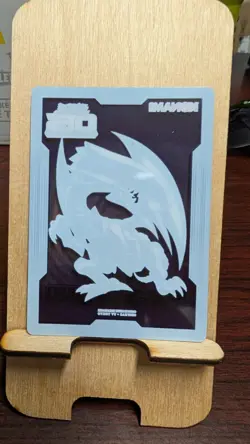 Yugioh Blue-Eyes White Dragon OTS Field Center Card Official Promo - Image 2