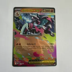 Pokemon TCG Mega Charizard X ex 013/094 Phantasmal Flames Holo EN 360HP - Image 1