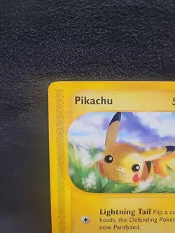 Pikachu 124/165 Expedition Base Set Regular Non Holo Common Pokemon - Image 2