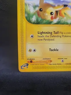 Pikachu 124/165 Expedition Base Set Regular Non Holo Common Pokemon - Image 5