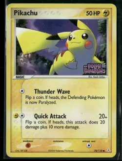 Pokemon - Pikachu 78/110 Reverse Holo Holon Phantoms Stamped HP - Image 1