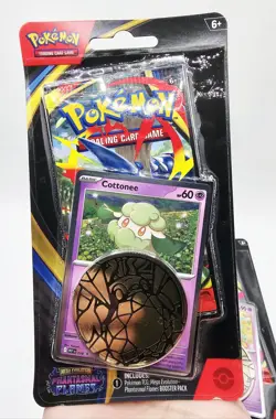 Pokemon Phantasmal Flames ME02 Set 2 Cottonee/Whimsicott Checklane Blister 820650853319 - Image 2