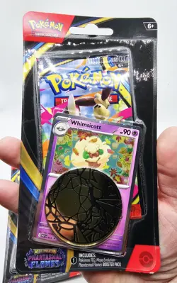 Pokemon Phantasmal Flames ME02 Set 2 Cottonee/Whimsicott Checklane Blister 820650853319 - Image 4